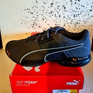 Puma Cell Surin 2 Matte asphalt-blk-shocking orange  size 10½